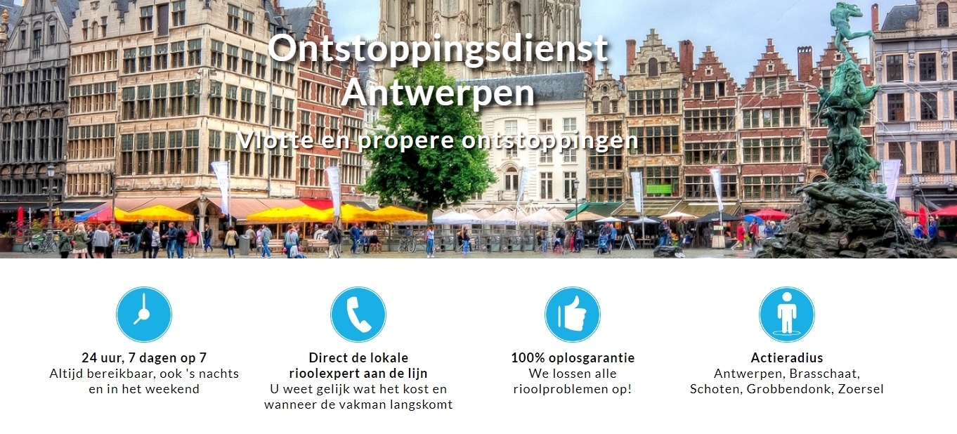 Professionele ontstopping bij ontstoppingsbedrijf Antwerpen