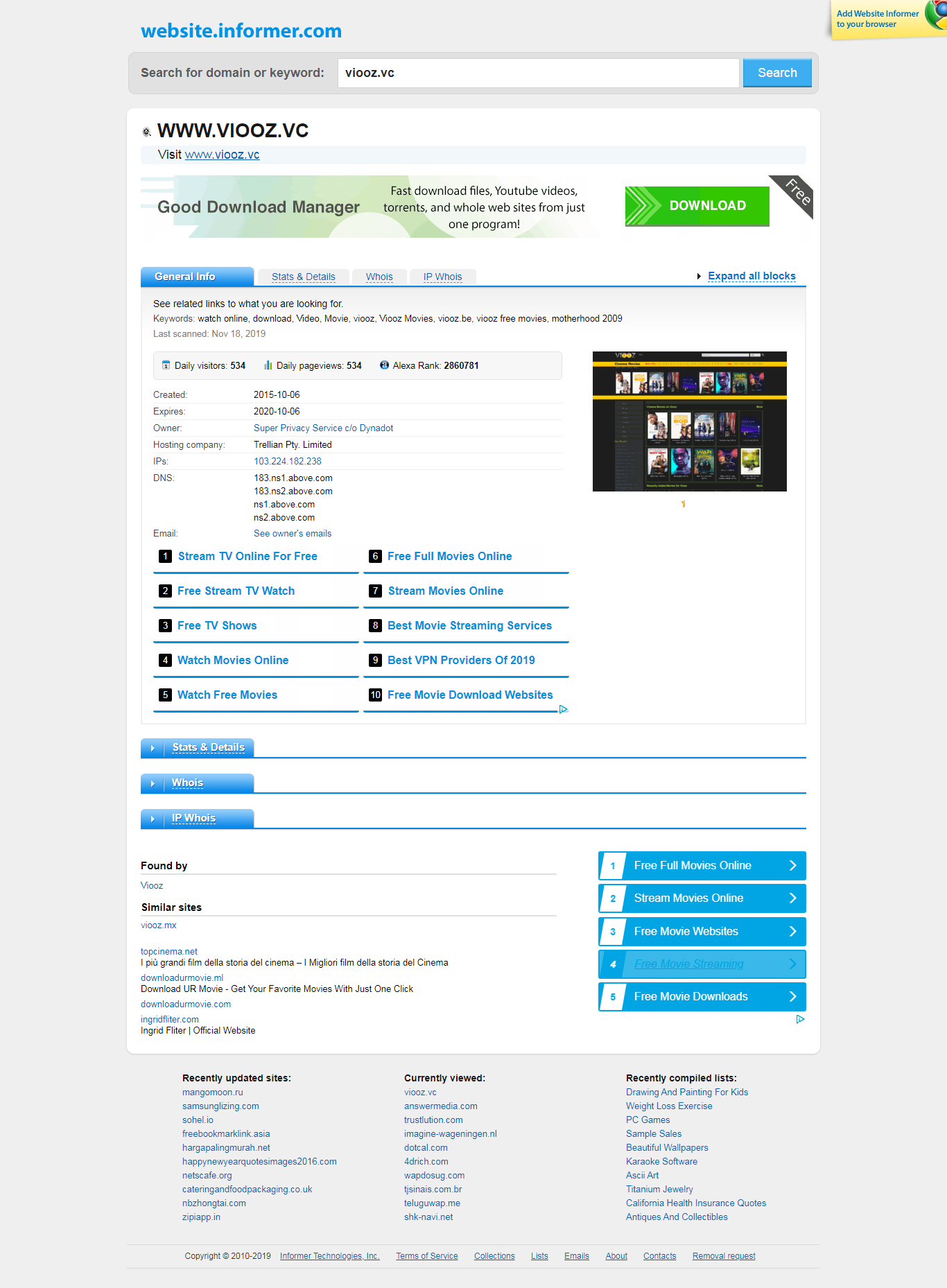 Pornovideoshub Current Traffic Stats And Domain Metrics