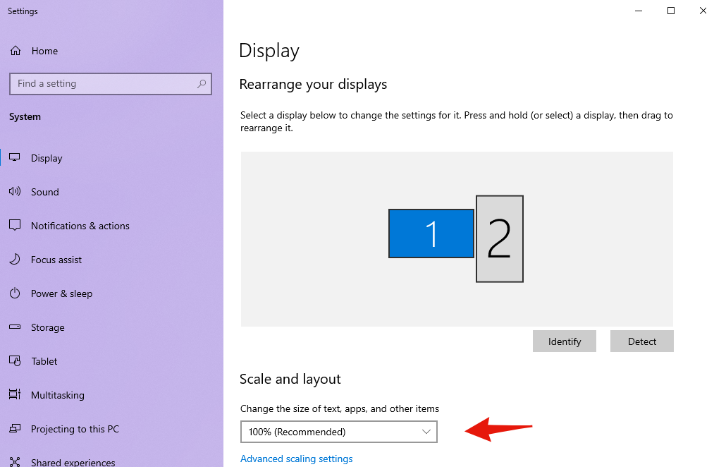 Change DPI Scaling in Windows Configuration