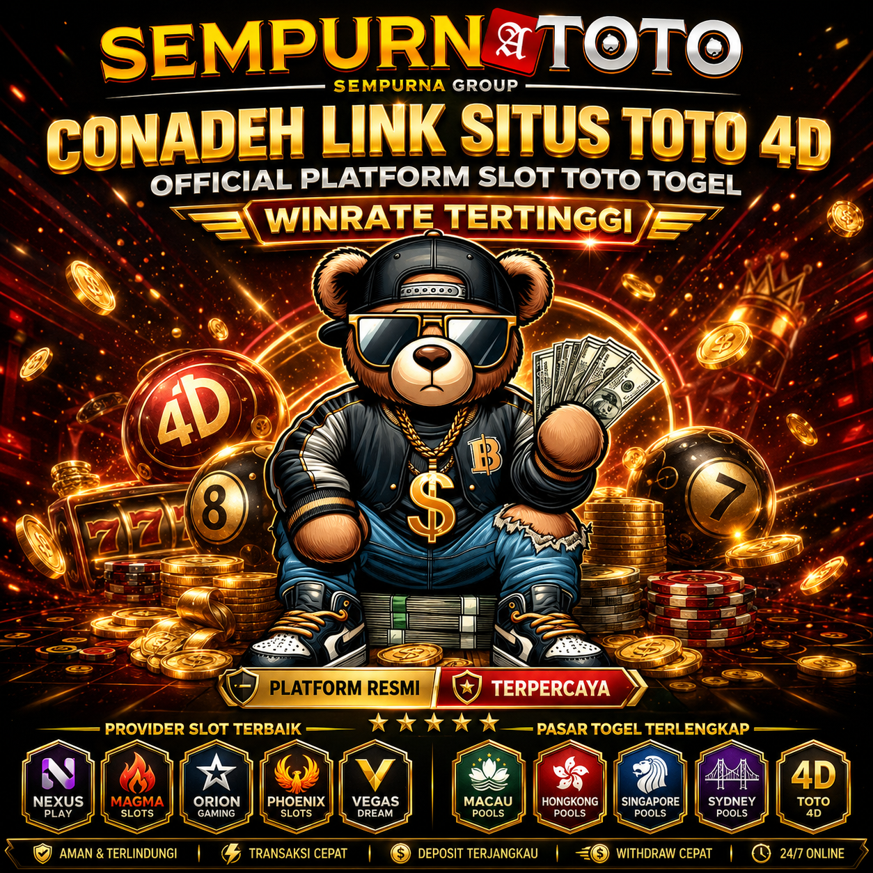 SEMPURNATOTO - Conadeh Link Situs Toto 4D Official Platform Slot Toto Togel Winrate Tertinggi