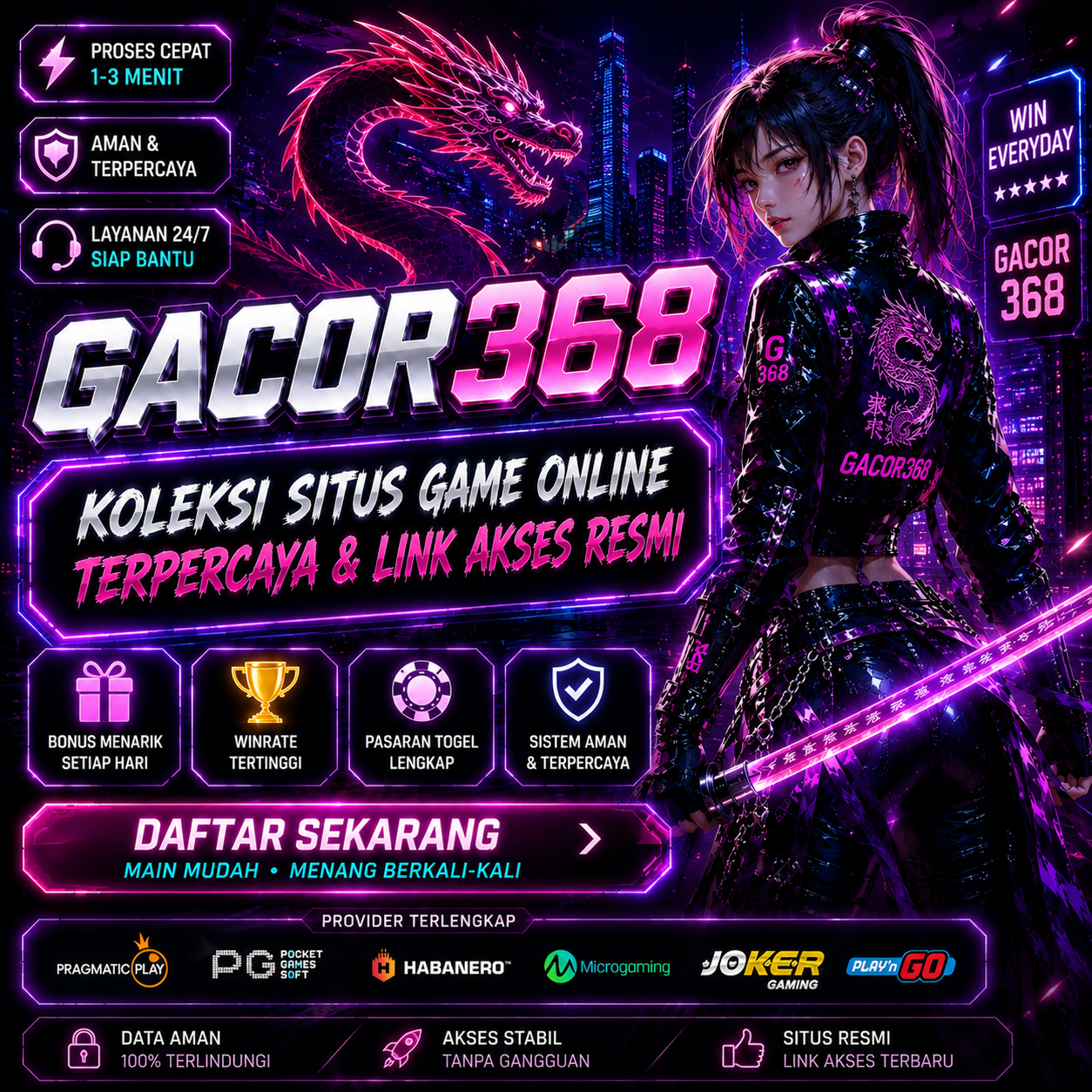 Koleksi Situs Game Online Terpercaya Akses Resmi? Tersedia GACOR368