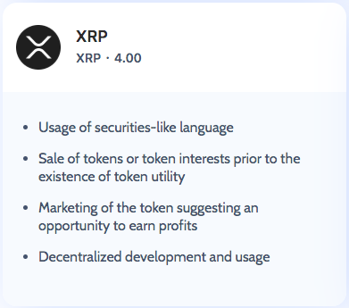XRP ranking report