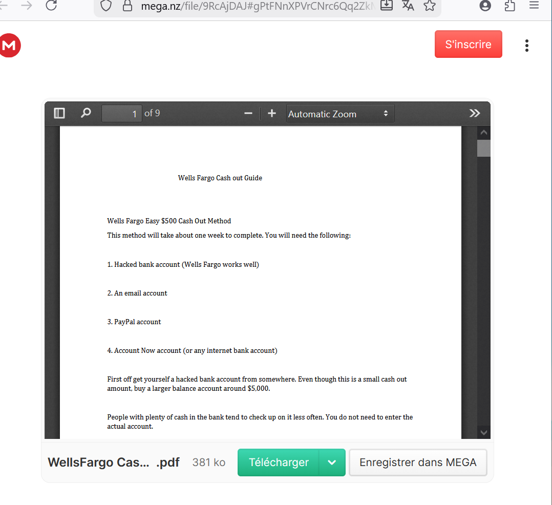 ⭐ WellsFargo Cashout Guide📌Fresh-Method☑️-High-Quality-PDF-☑️Latest-