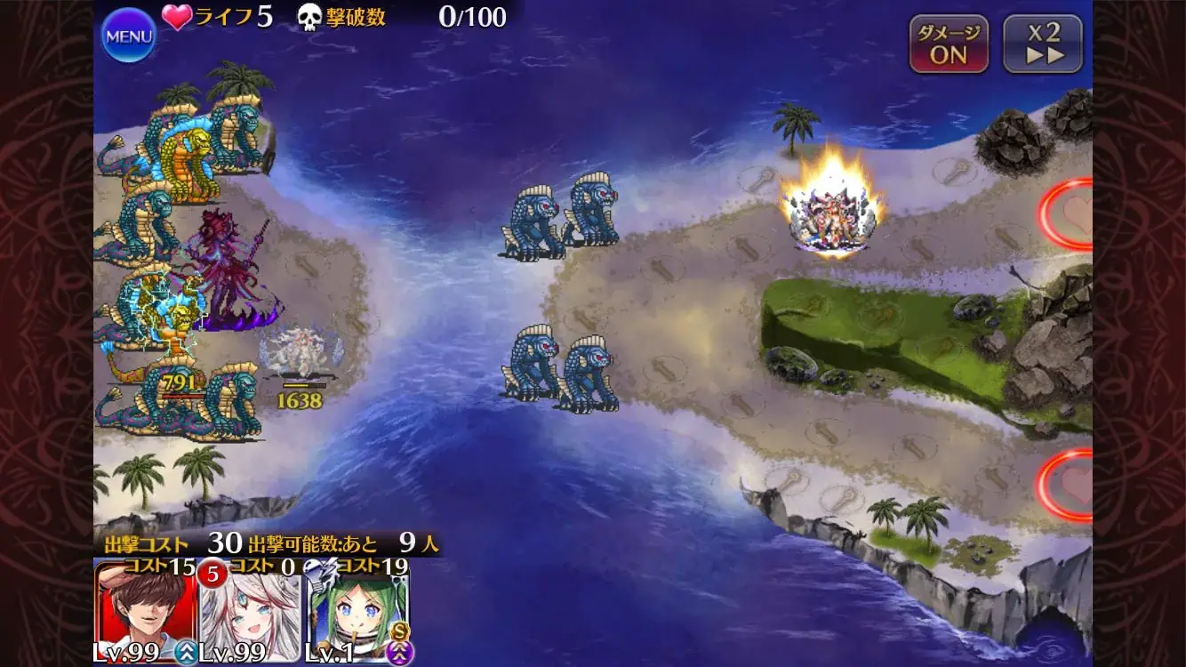 ミレイユ、クラス強化で反射ダメージも爆上がり？検証で分かった衝撃の事実！の参考画像 - わんにゃんランド - アイギス攻略まとめ