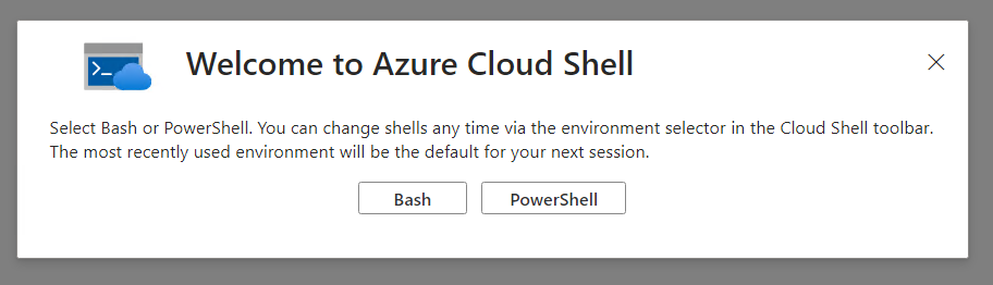 Welcom to Azure Cloud Shell