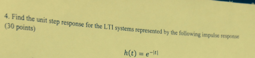 Solved Find the unit step response for the LTI systems | Chegg.com