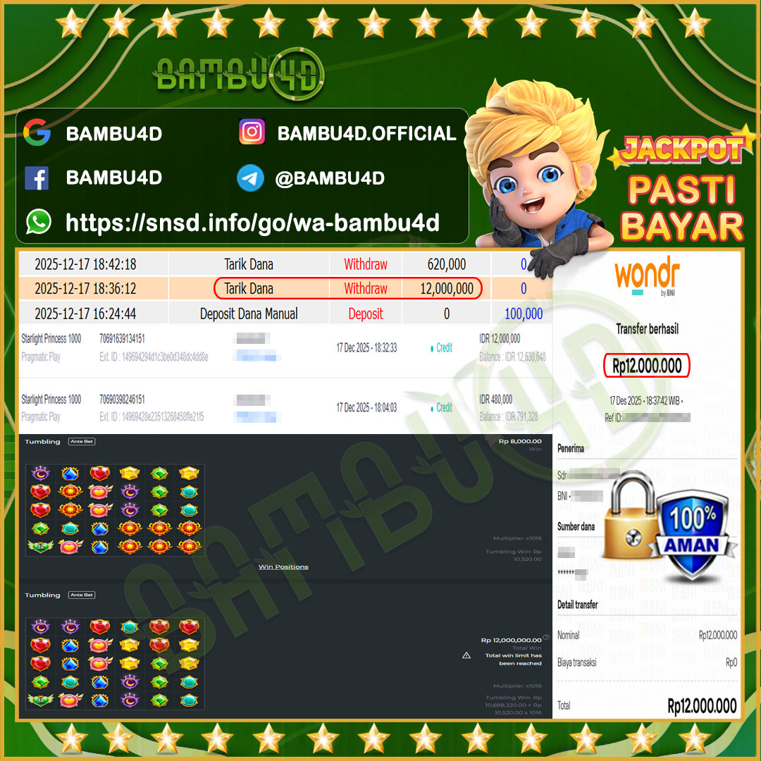 bambu4d-jackpot-slot-pragmatic-starlight-princess-1000-rp12000000--lunas