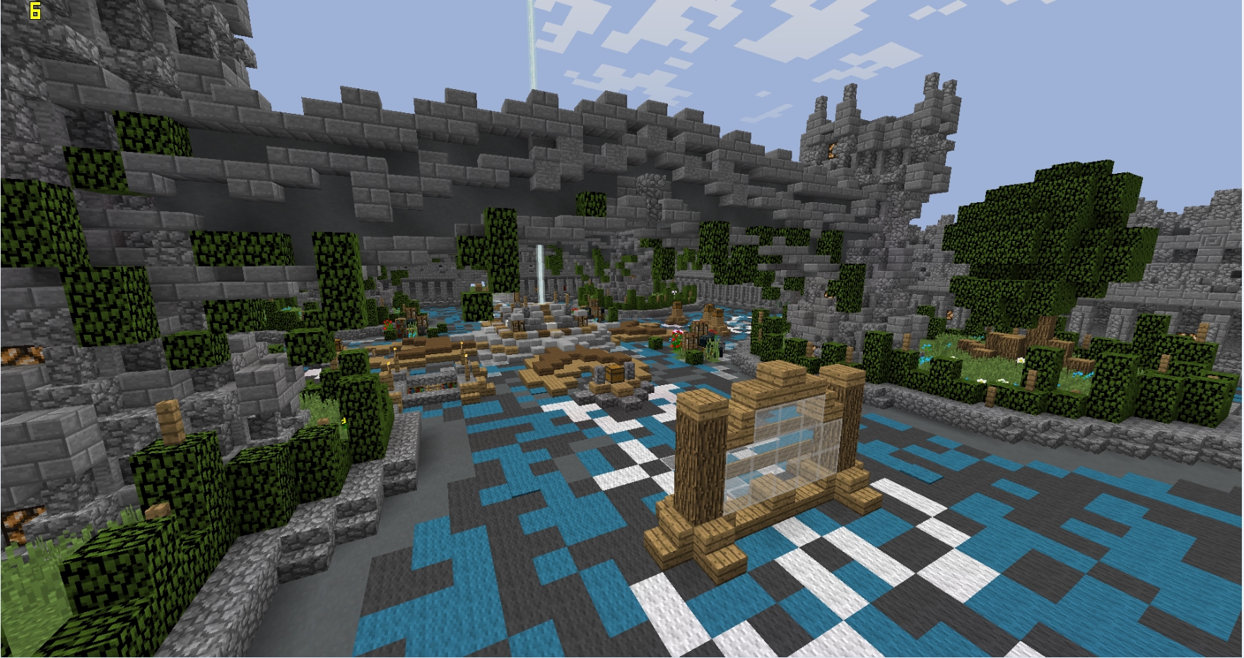 Minecraft Factions Map. 