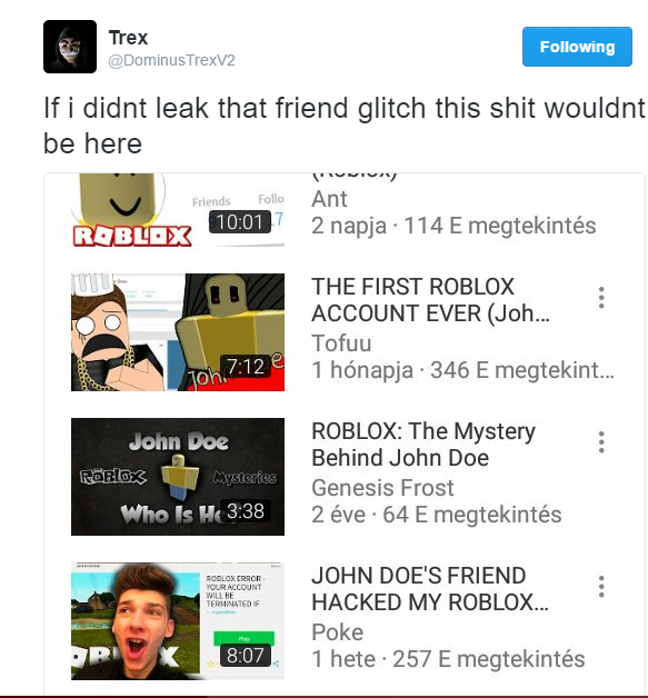 Whats This John Doe And The Group Thec0mmunity - is john doe hacking roblox right now