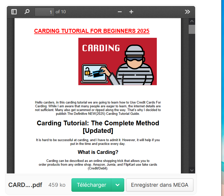 CARDING TUTORIAL FOR BEGINNERS  📕Fresh-Method✔️-High-Quality-PDF-✔️Latest-