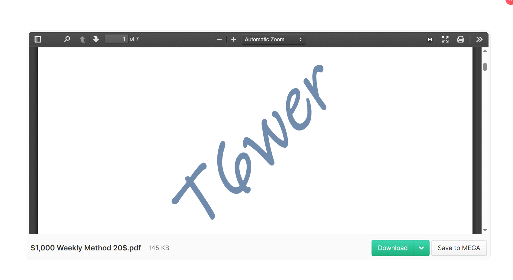 🟢 $1,000 Weekly Method