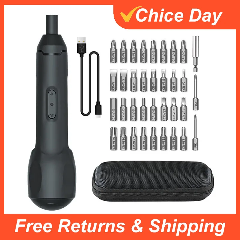 Xiaomi wiederaufladbarer Multifunktions-Akku-Elektroschrauber, 35 Pcs.