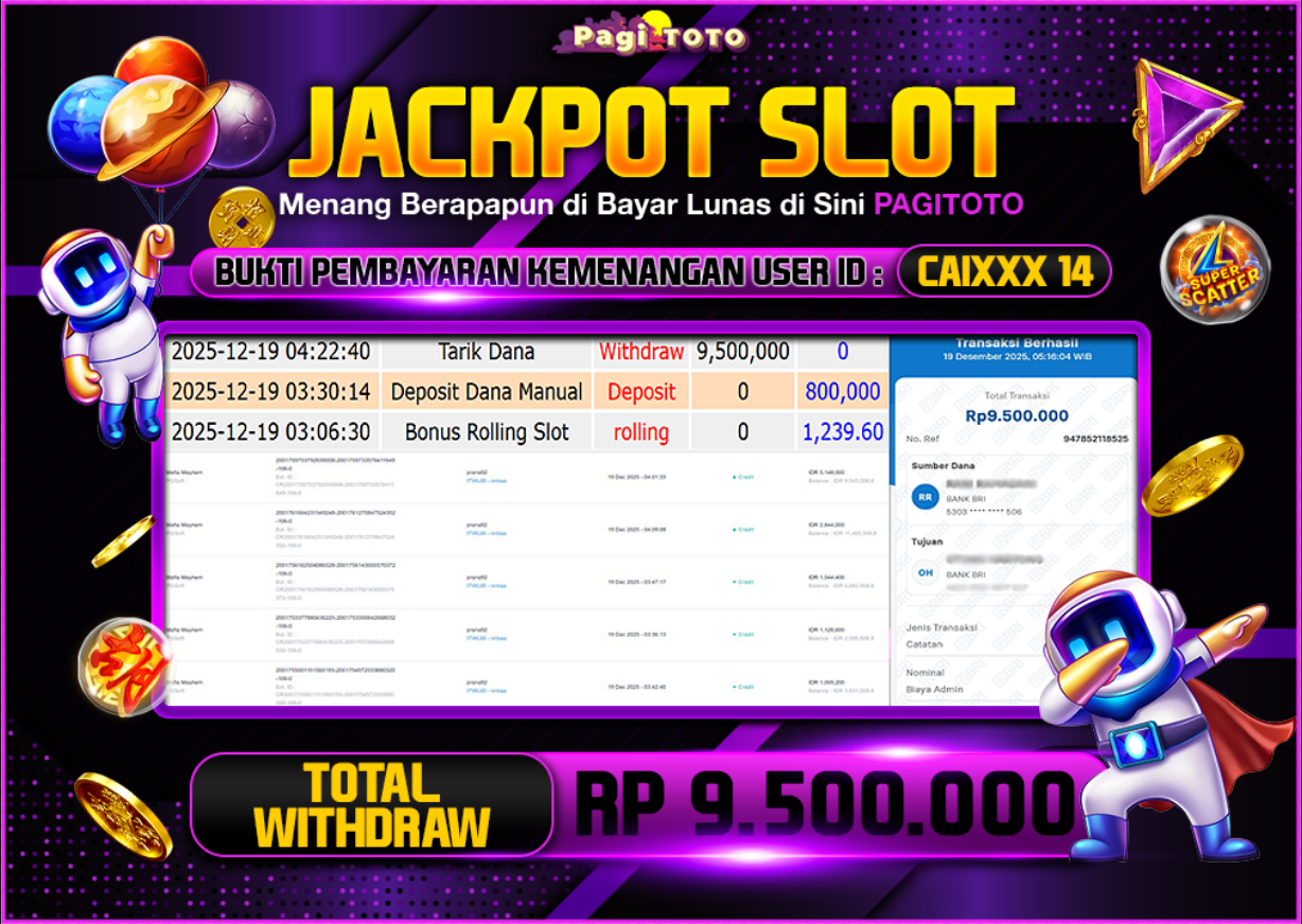HAPPY JACKPOT MEMBER PAGITOTO SLOT MAFIA MAYHEM Rp  9.500.000-, - LUNAS