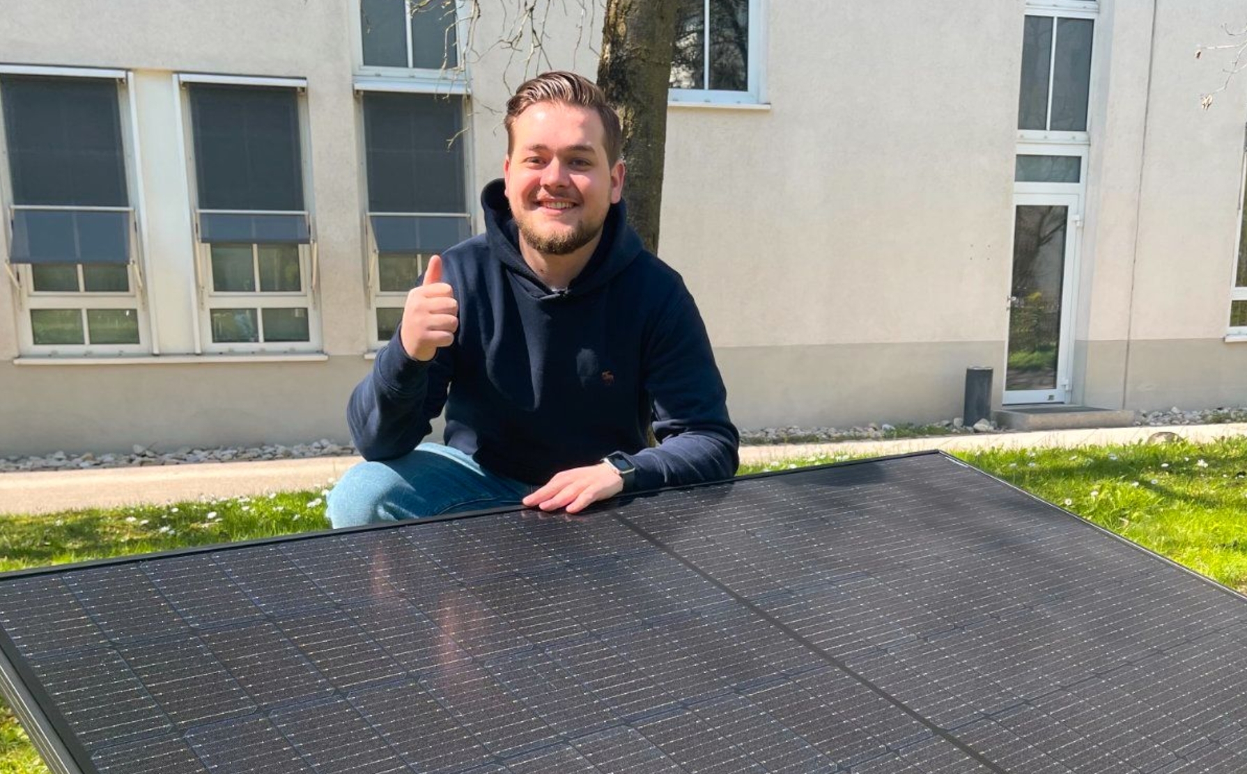 Gründer Julian Fritsch von VOLTD (Solar Handel Gbr)