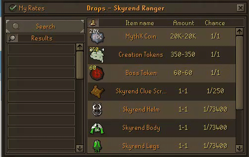 Skyrend Drops