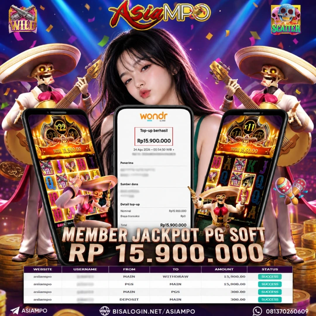 MEMBER JACKPOT PG SOFT WILD BANDITO IDR 15.900.000