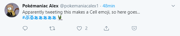 emoji de cell hasthag twitter