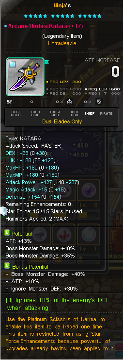 Arcane umbra deals katara