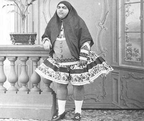 telafo a la princesa de Qajar