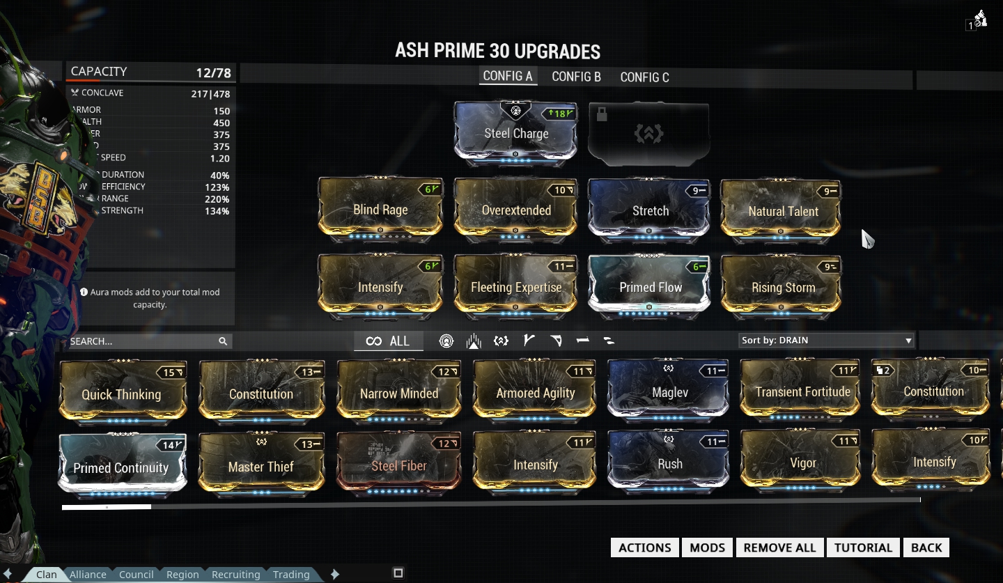Building Around Ash Prime Players Helping Players