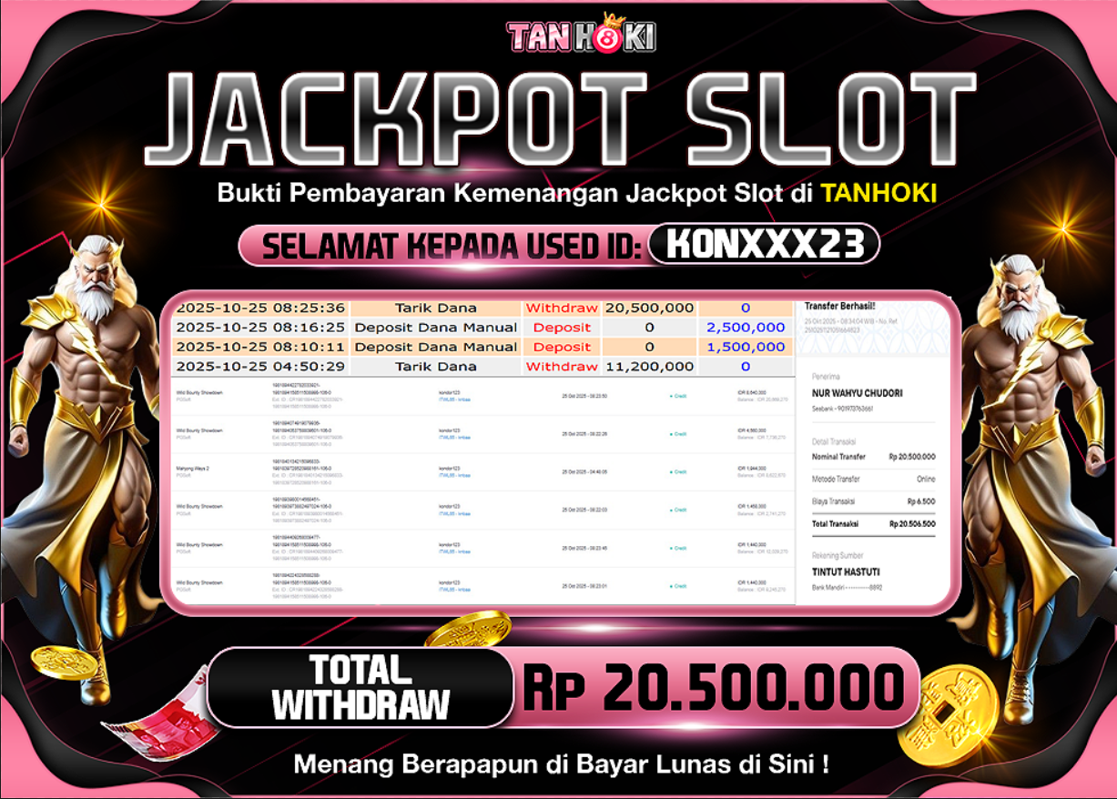 TANHOKI JACKPOT SLOT WILD BOUNTY SHOWDOWN Rp..20.500.000,- LUNAS