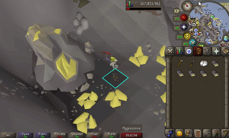 mining sunstones at monolith afk