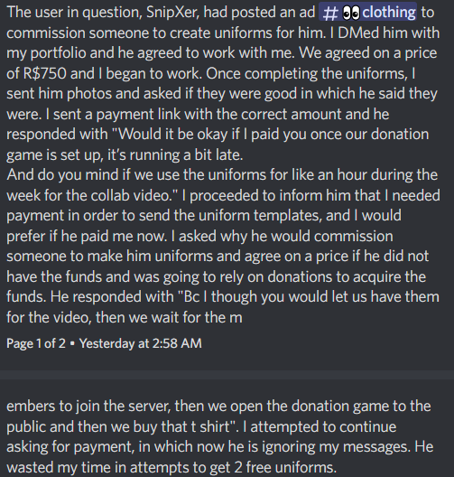 Evidence 1
