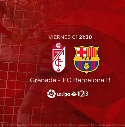 Granada - Barça B [Liga 1,2,3; Jornada 3] A12845483aa6b1f70cbbf16e987542a3