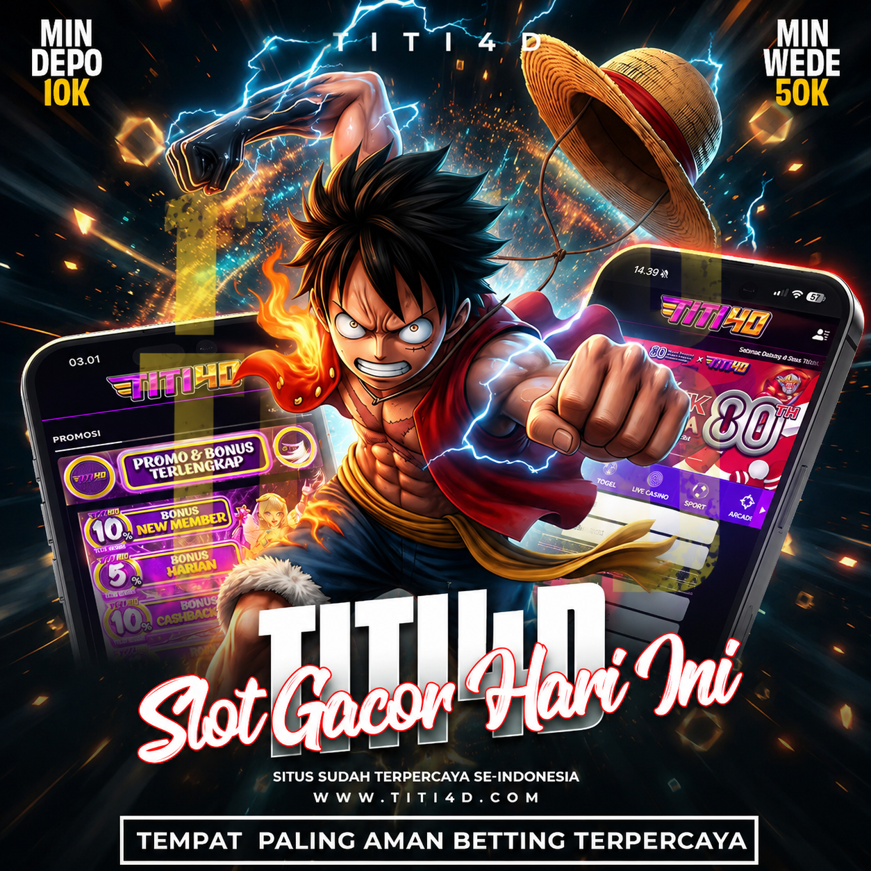 TITI4D 🌹 Situs Toto Togel 4D Terpercaya & Bandar Togel Online dengan Jackpot Terbesar Siang Ini