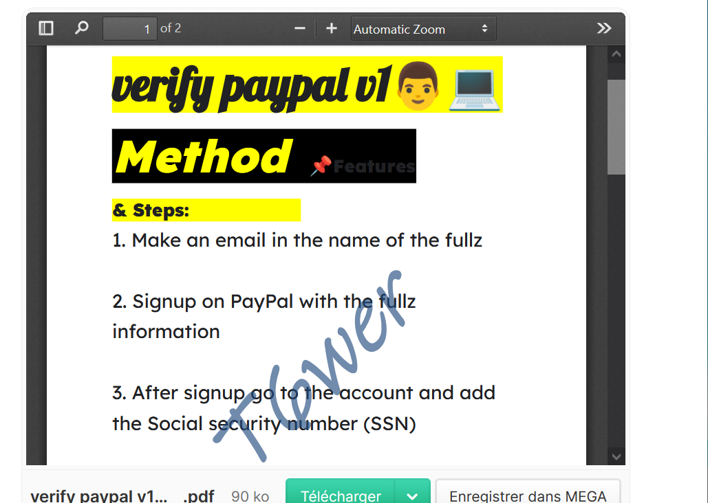 📕💢verify paypal v1👨💻 Method   5$📌Fresh-Method☑️-High-Quality-PDF-☑️Latest-