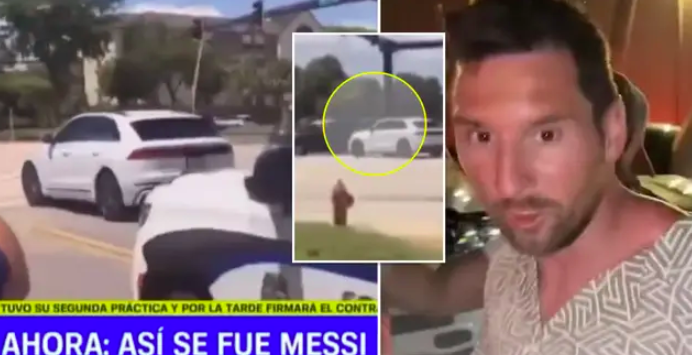 Месси проехал на красный свет и чудом избежал автокатастрофы на улицах Майами