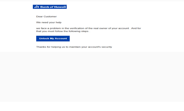 Bank of hawai ️ Letter High Quality Send Inbox HTML 2025 ✅