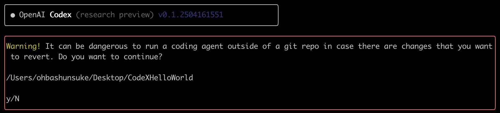 OpenAIのコードエージェント「Codex CLI」を使っみたら面白かった件_2