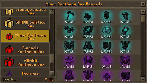 Minor Pantheon Box