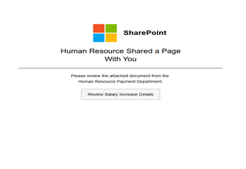 Share point Human Resource Shared a Page Letter High Quality