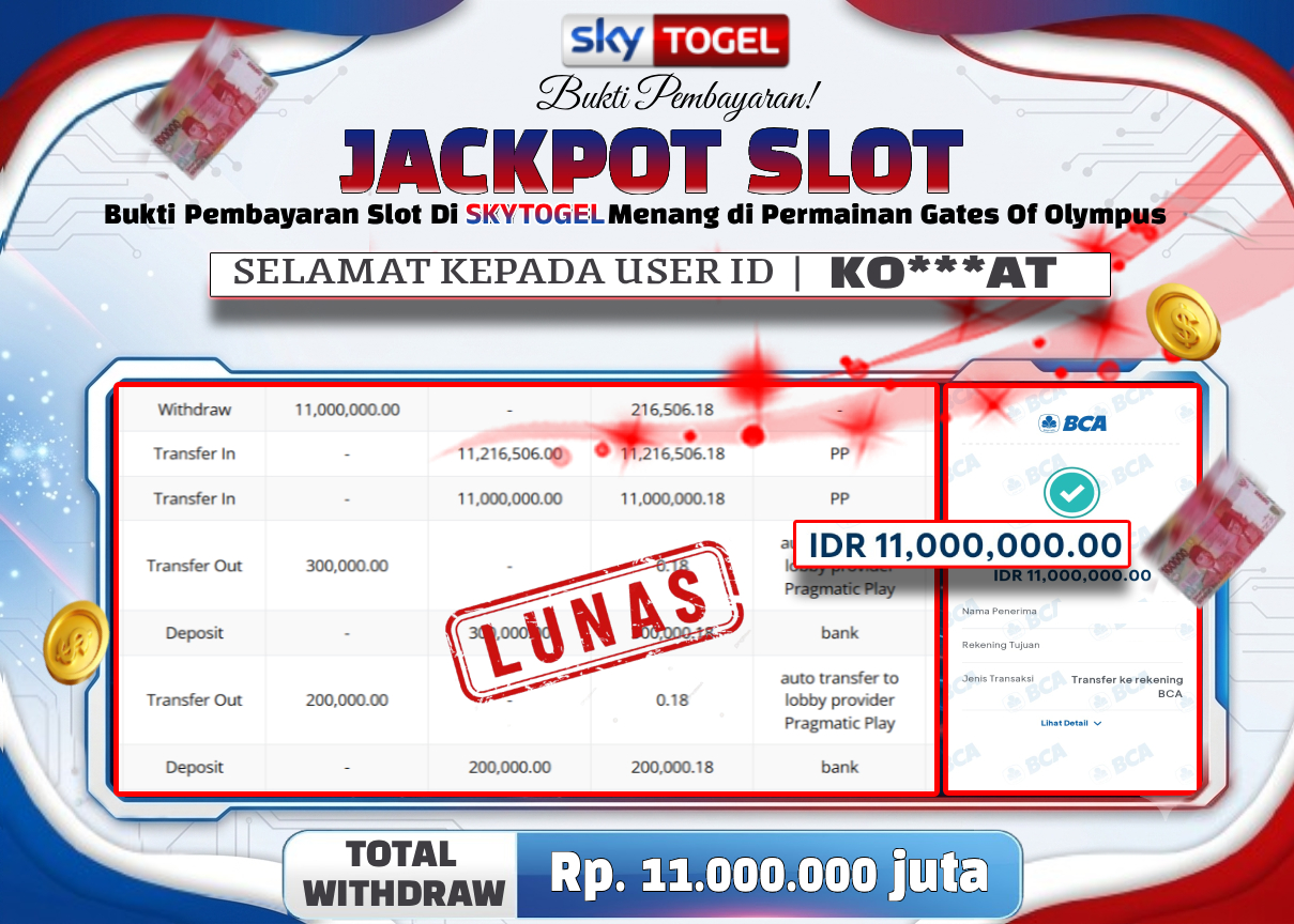 🏆 BUKTI KEMENANGAN Gates Of Olympus  MEMBER SKYTOGEL🏆