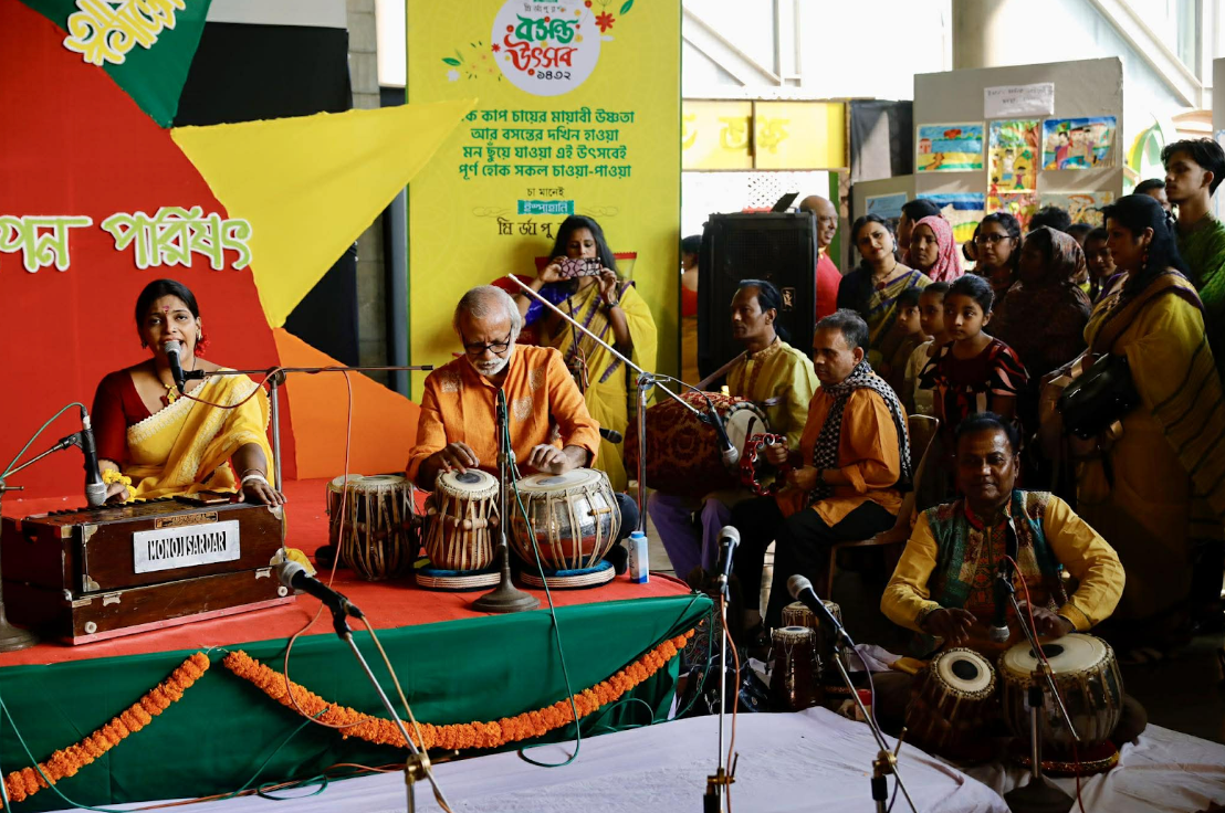 Pohela Falgun Musical Performance at Bangla Academy, credits: Orchid Chakma , The Daily Star