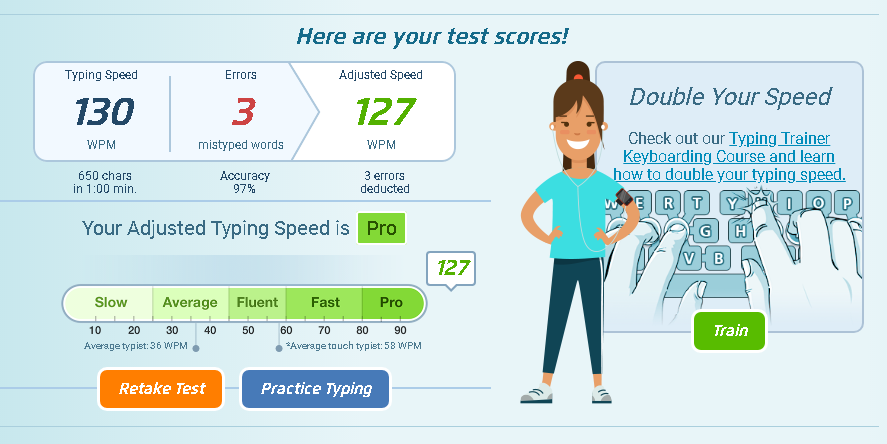 speed type test