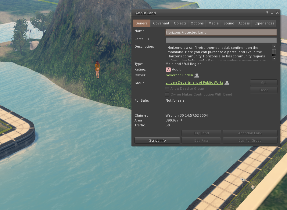 Land Land Second Life Community