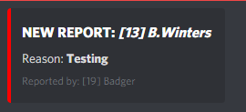 Simple Report System With Discord Webhooks