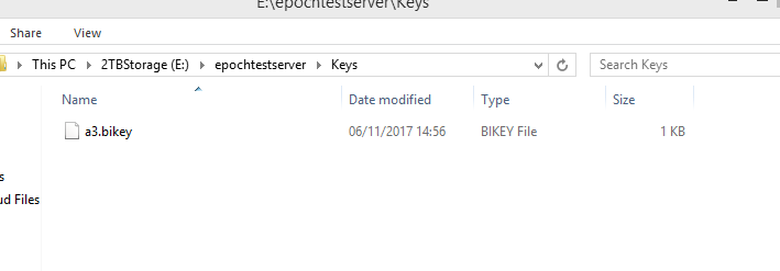 Files are not signed by a key accepted by this server - General