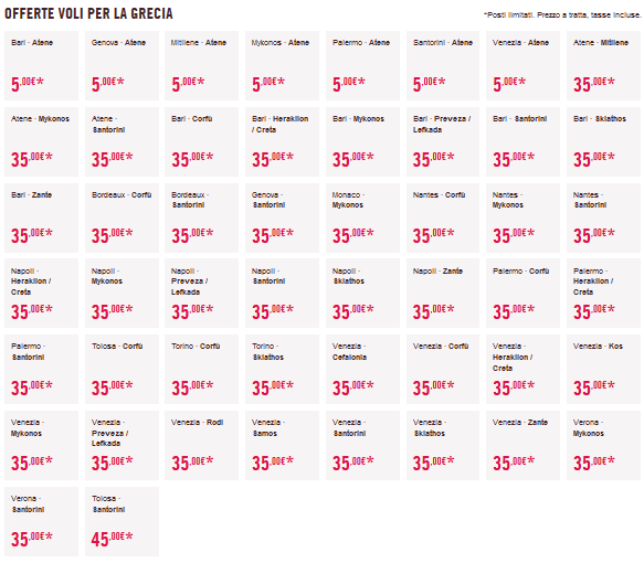 Guarda qui le offerte voli Volotea!