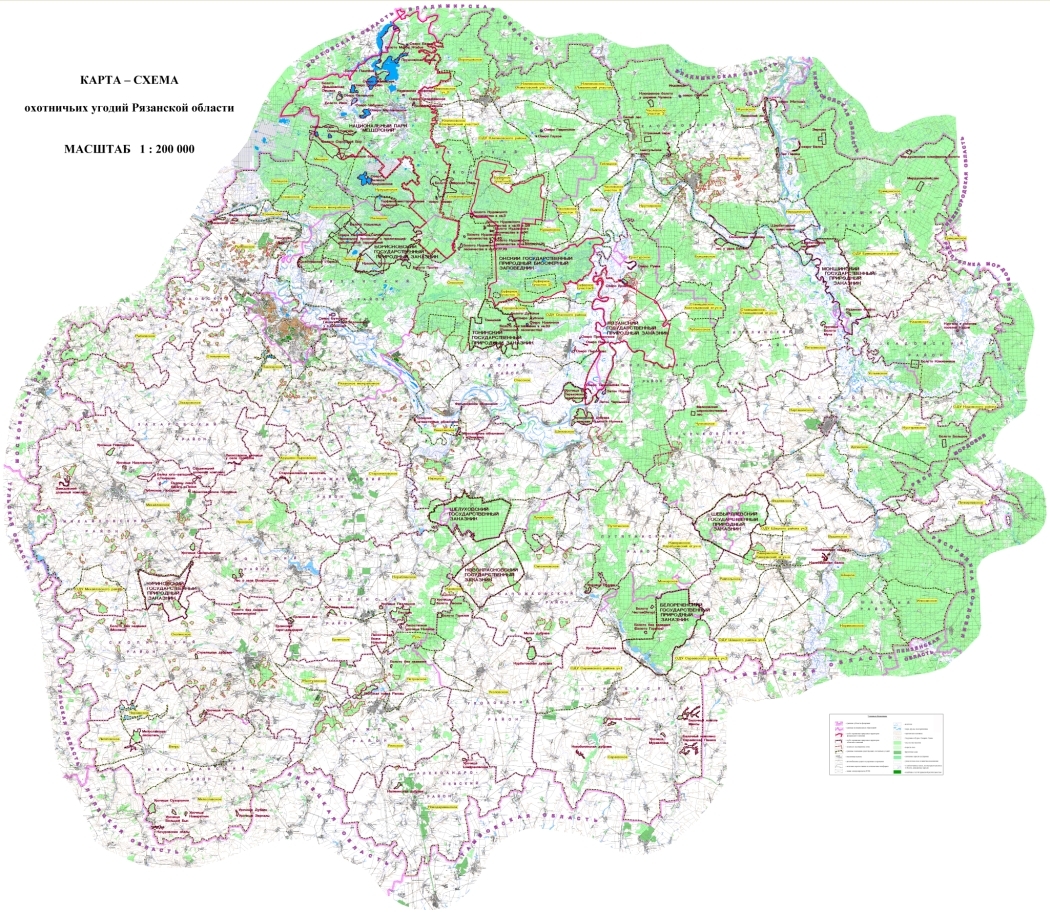 Карта охотника. Карта схема охотугодий Рязанской области. Охотничьи угодья Рязанской области. Карта охотничьих угодий Рязанской области. Карта охотничьих угодий Ряжского района Рязанской области.