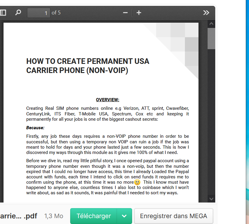 carrier phone number (Postpaid SIM) Method📕Fresh-Method✔️-High-Quality-PDF-✔️Latest-