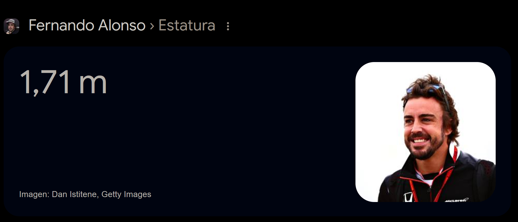 Sabiais que frenando afondo miente con su altura y es un puto enano?