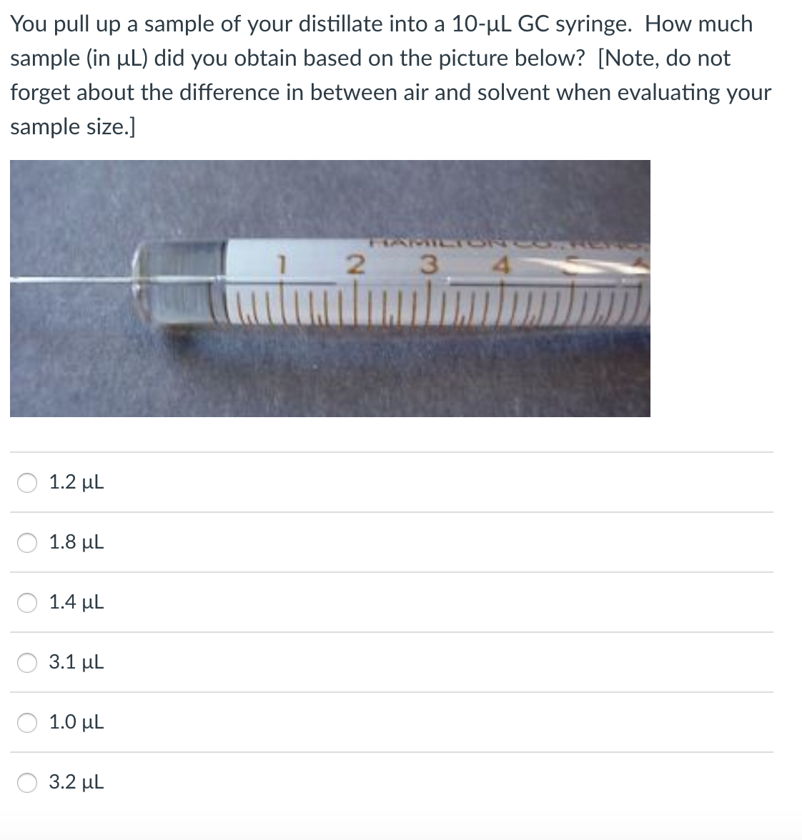 solved-you-pull-up-a-sample-of-your-distillate-into-a-10-ul-chegg