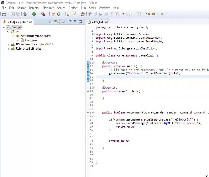 [GUIDE] Start coding Minecraft Bukkit plugins! | Hypixel Forums