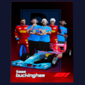 B1 Buckingham Poster