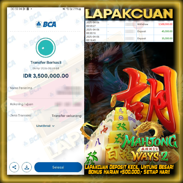 Lapakcuan bonus absensi