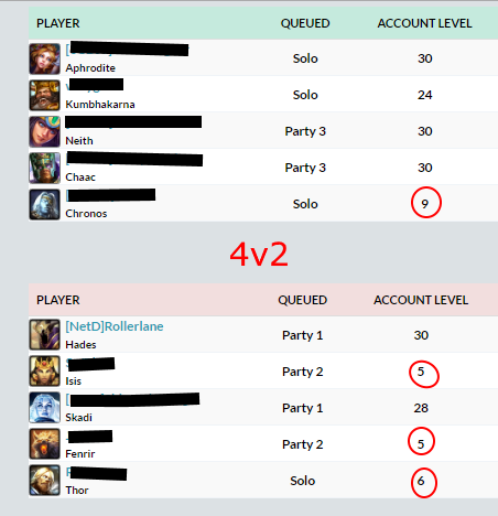 Op matchmaking lol